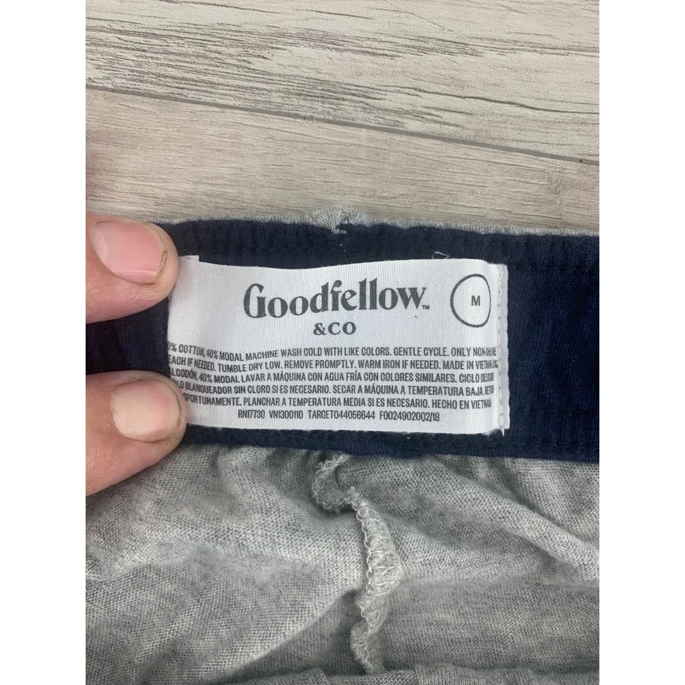 Goodfellow & Co Mens Pajama Pants Gray Cotton Modal Lounge Bottoms Size M 2485